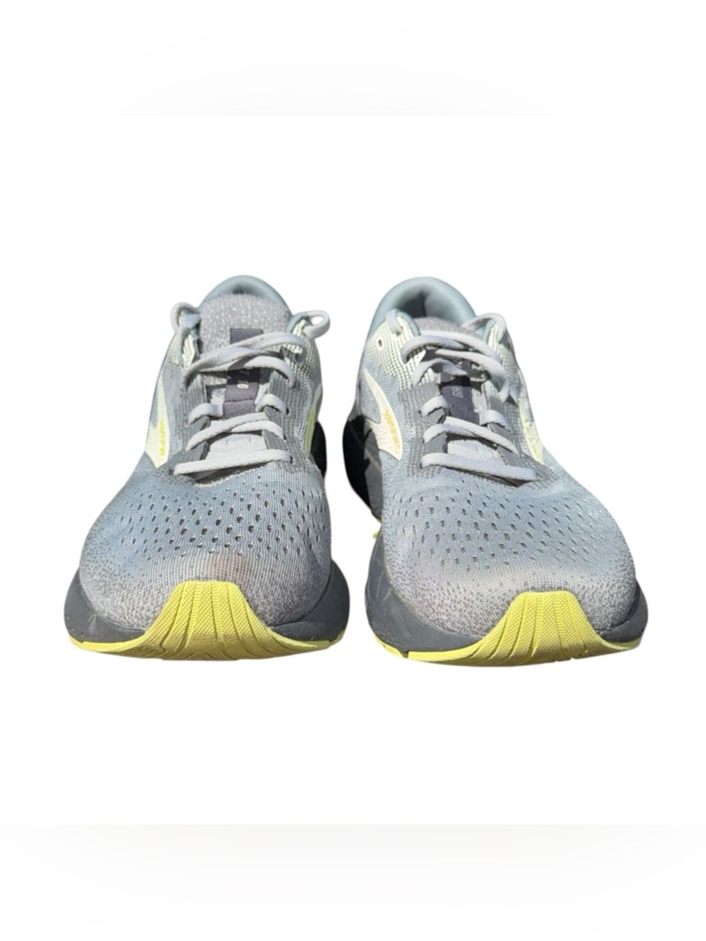 BROOKS Ghost 16 Primer Grey Lime Road Running Walking Sneakers Size 10.5 Medium - Picture 4 of 14